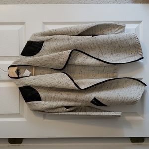 Dolce Cabo •Beige Open Front Cardigan